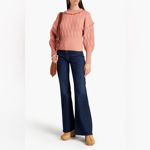 Zimmermann Cable-Knit Wool & Cashmere Blend sweater size 1 (US size 6) - Picture 2 of 8